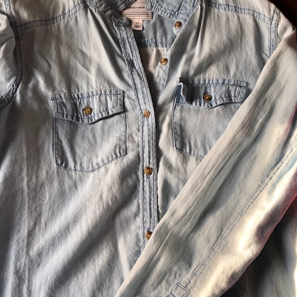 Denim Button Up - Picture 3 of 4